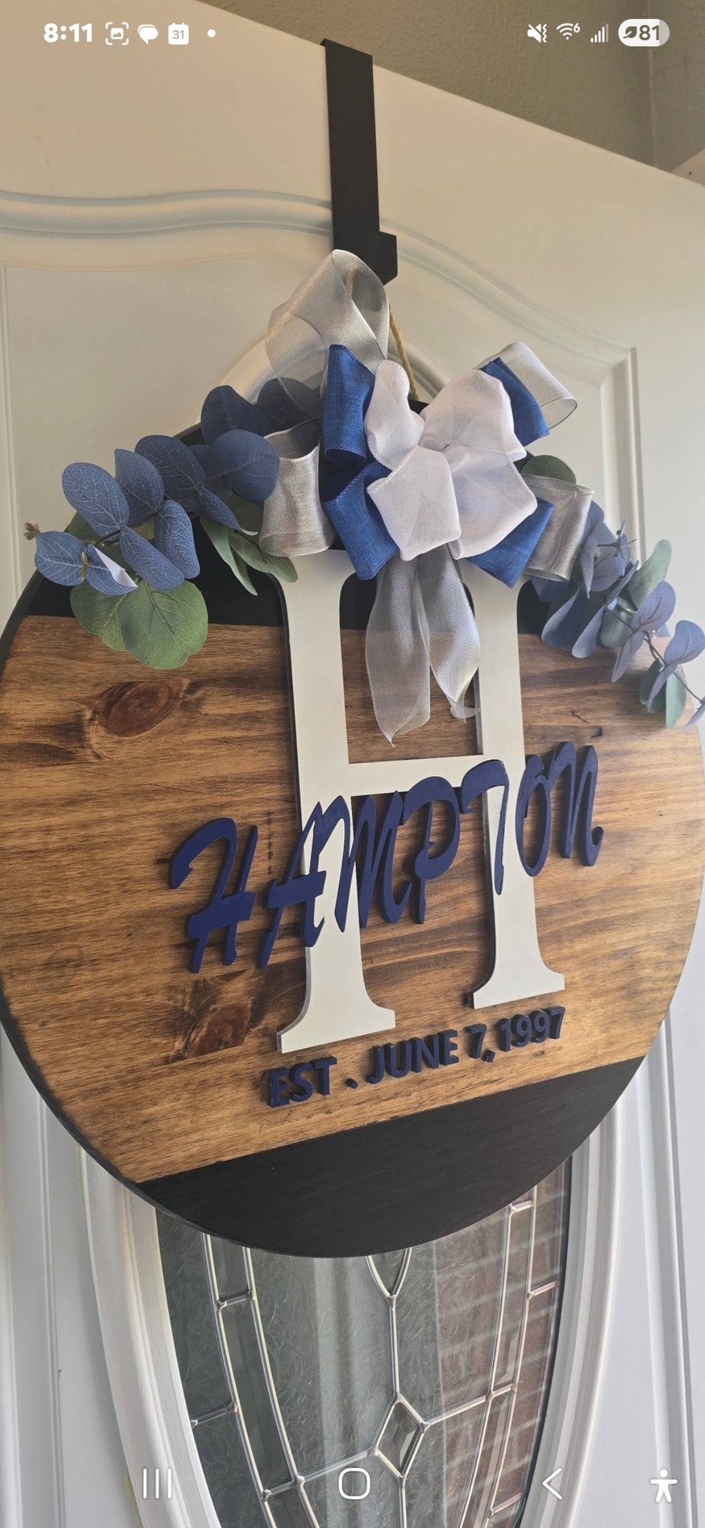 Custom Family Door sign