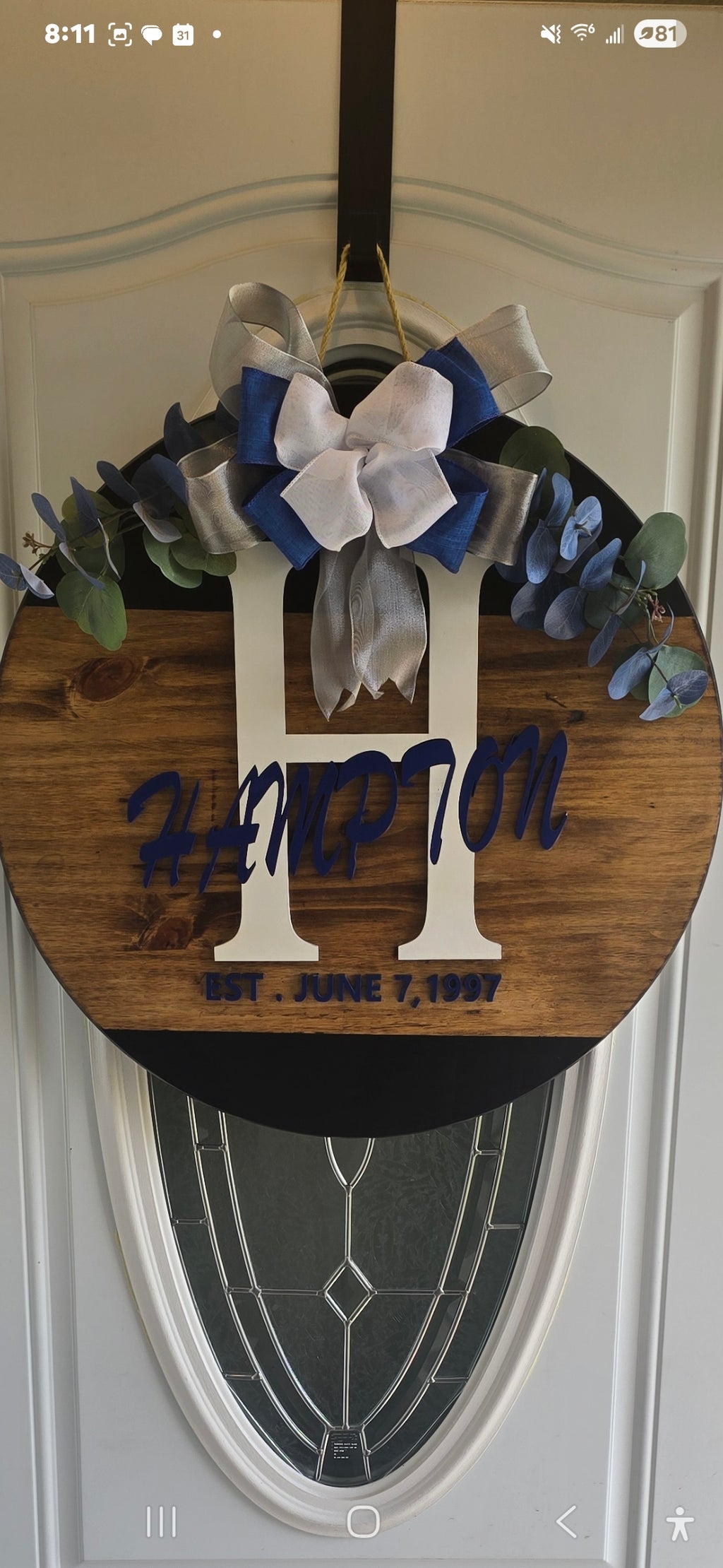 Custom Family Door sign